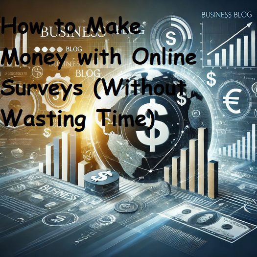 How to Make Money with Online Surveys Without Wasting Time